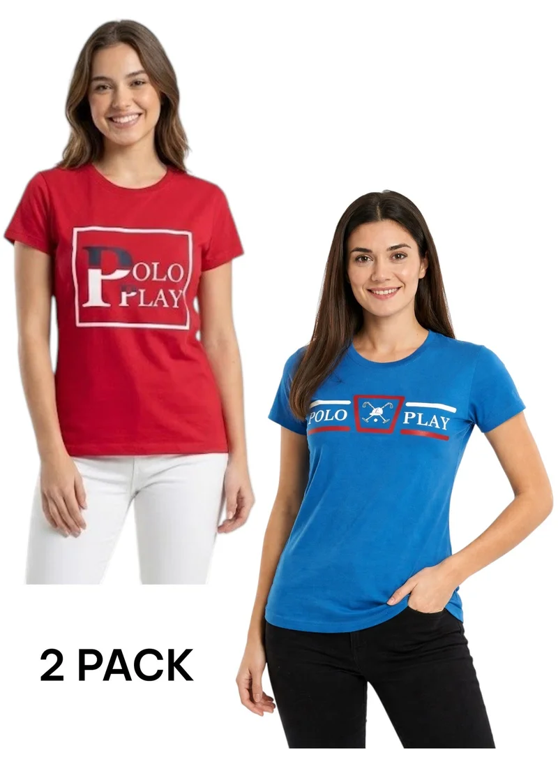 Polo Play Multipack Graphic Print T-Shirt for WOMEN