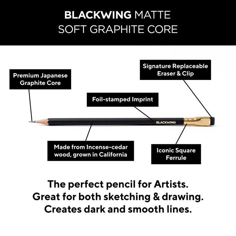 Blackwing Matte Pencils - 12 Count - Image 4
