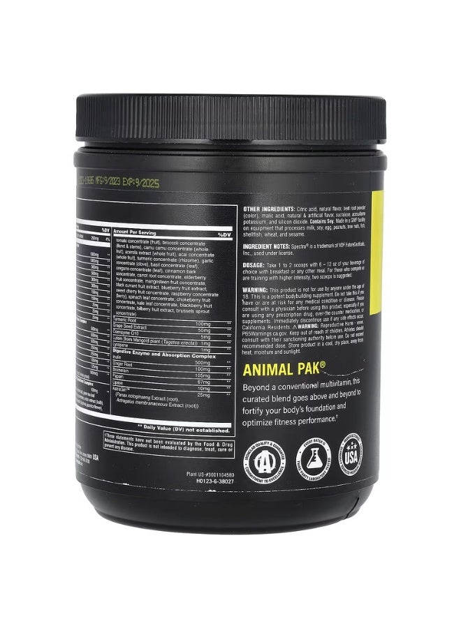 UNIVERSAL NUTRITION Animal Pak Ultimate Foundation Powder – Complete Daily Performance & Recovery Formula (Fruit Punch, 417 g) - Image 2