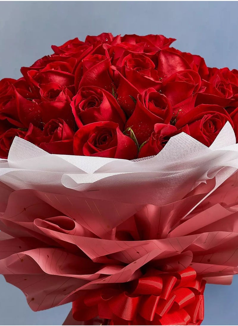 Ferns N Petals - Majestic Fresh Roses - Image 1