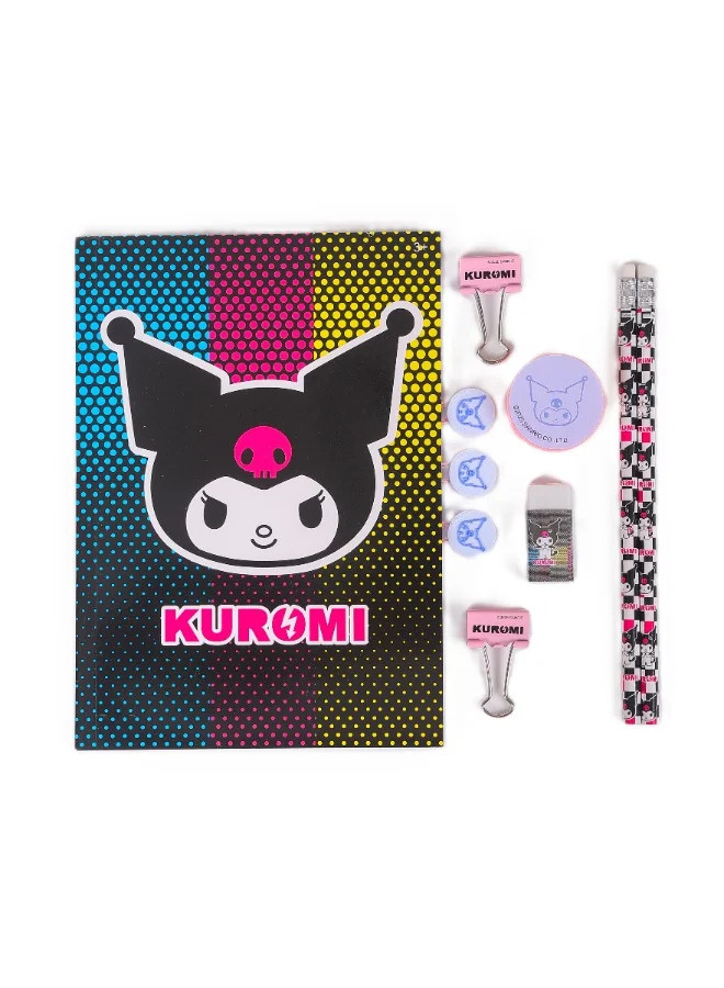 Sanrio Sanrio Kuromi Ambition Stationery 10Pc Ziplock Set
