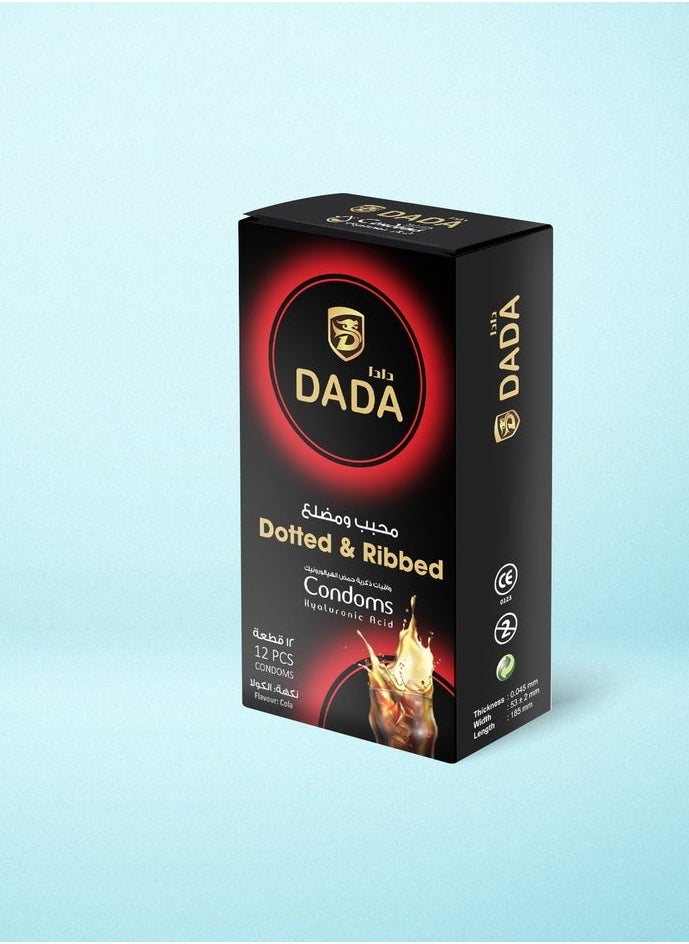 Dada DADA Dotted & Ribbed 12 Pcs Condoms  - Image 1