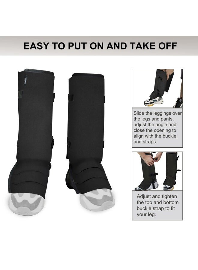 MDSTOP Snake Gaiters Leg Guards, Waterproof Snake Guards, Adjustable Snake Bite Protection for Lower Legs, Snake Chaps for Men & Women, Snake Proof Gaiters for Hunting,Outdoor and Farm Working - Image 3