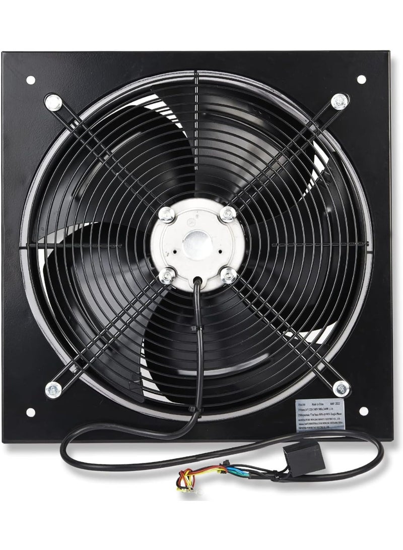POWERSTAR Industrial Exhaust Fan Heavy Duty Metal Axial Ventilation Fan with Safety Grill | Wall Mounted | 220-240V (12 Inch) - Image 3