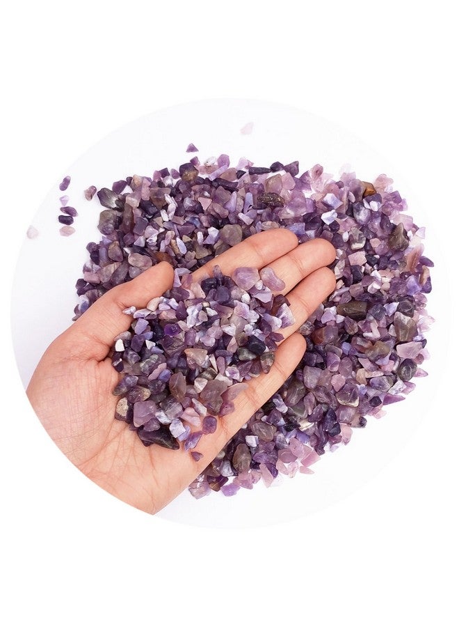 إيشوبي رقائق حجر الجمشت الطبيعي عبوة 200 جرام رقائق الشاكرا (الجمشت) - Image 2