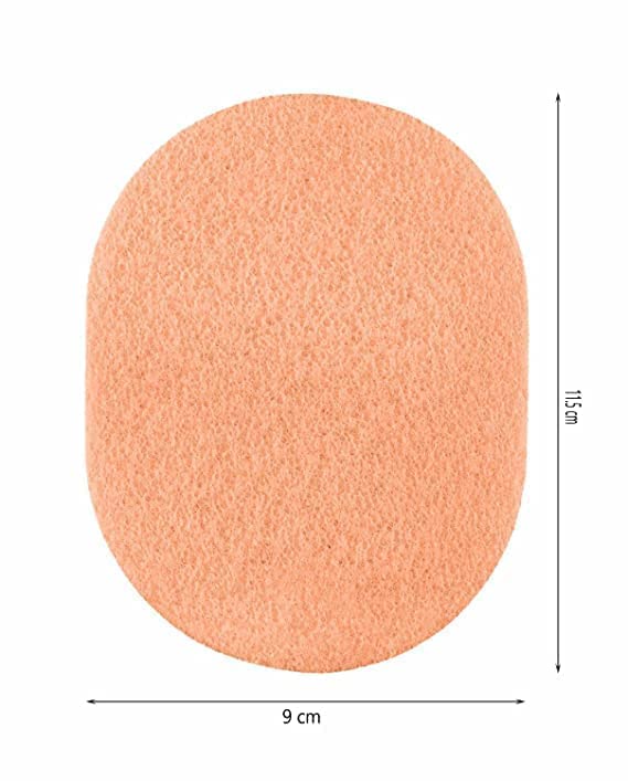 BRIKSHI Makeup Remover Large Puff Sponge PAD Premium Sponge with Moisture Locked Inside for Long time Usage pack of 4 - Image 2
