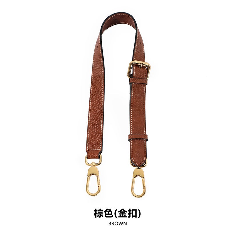 Suitable For Retrofit Longxiang Bag Shoulder Strap Non-Perforated Retrofit Crossbody Bag Real Leather Bag Strap A- 66 Shoulder Bag Women'S Bag Accessories - Image 1