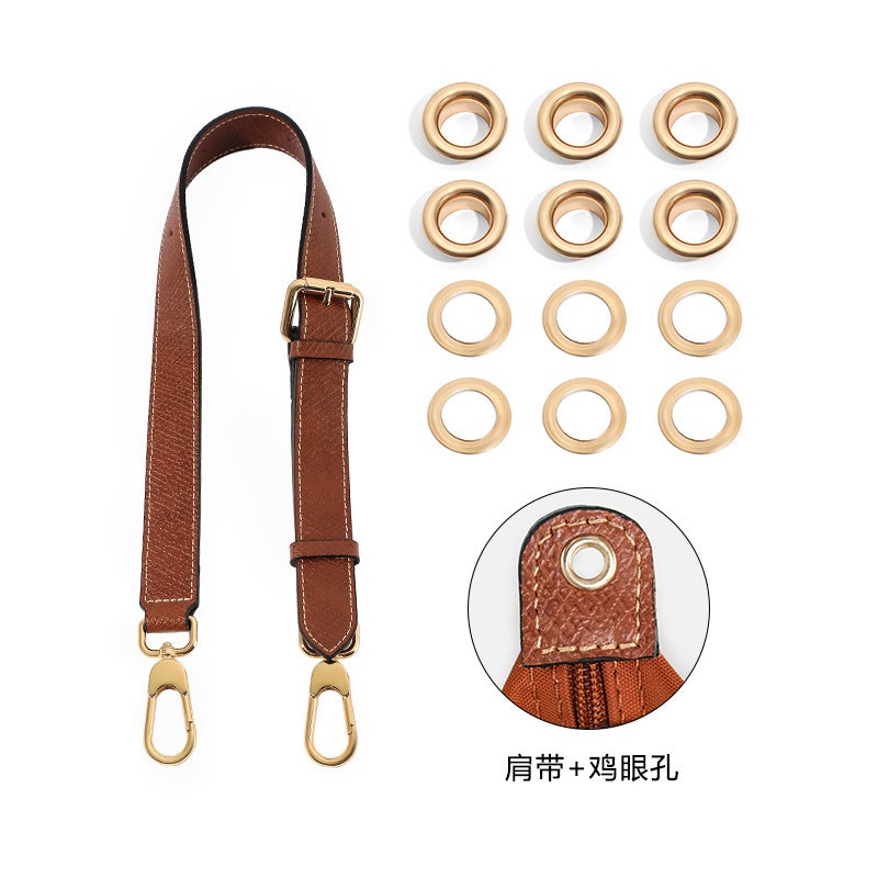 Suitable For Retrofit Longxiang Bag Shoulder Strap Non-Perforated Retrofit Crossbody Bag Real Leather Bag Strap A- 66 Shoulder Bag Women'S Bag Accessories - Image 4