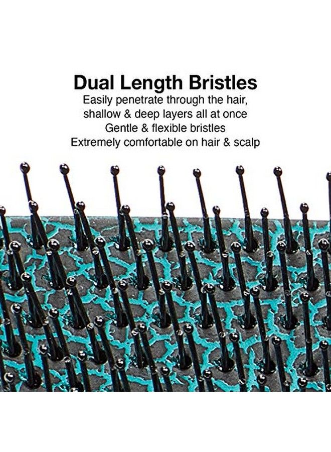 Olivia Garden Iblend Hair Brush For Color & Treatments Ib2 (Teal) - Image 4