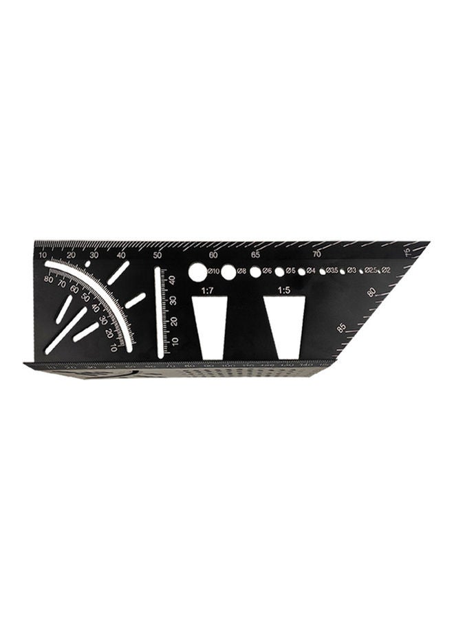 Multi-Function Angle Square Ruler Black - Image 1