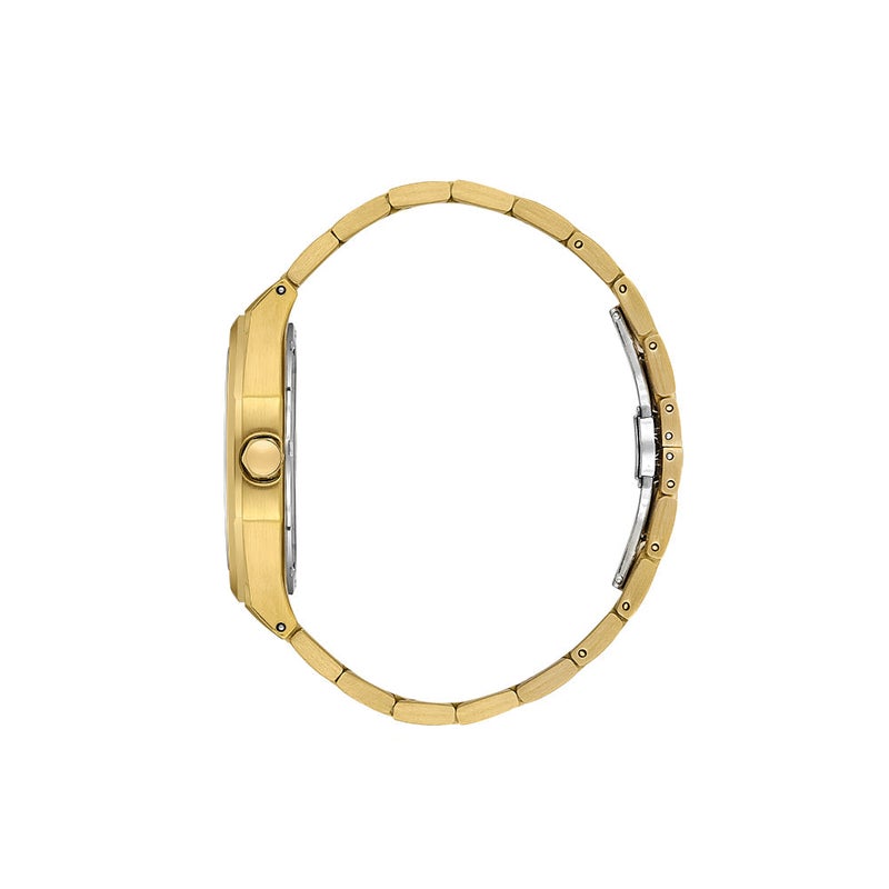 دانيل كلاين ساعة رجالية ستانلس ستيل | هيكل من سبيكة ذهبية | تناظري | قرص أسود دائري منقوش | حركة كوارتز يابانية | فاخرة | مقاومة للماء حتى عمق 50 مترًا - Image 2