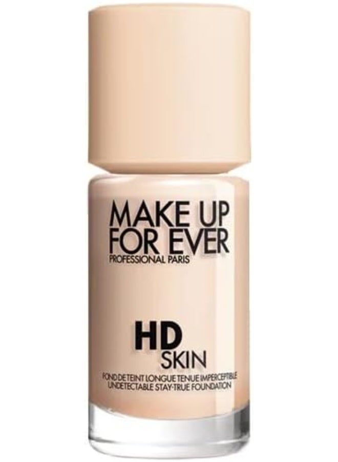 Make Up For Ever HD Skin Foundation 1R02 Pink Alabaster 30ml