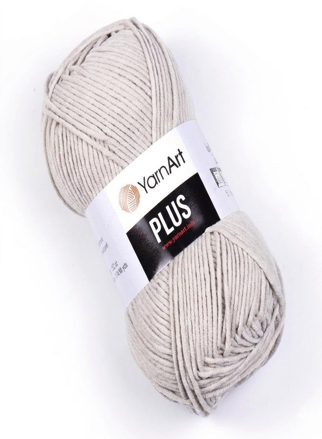 YarnArt J.Plus Cotton Blend Yarn - Knitting & Crochetting Soft Baby Yarn 55% Cotton 45% Acrylic, 100 g (3.5 oz), 160 m (174 yds), Weight : 4, (1 Skein) (69)
