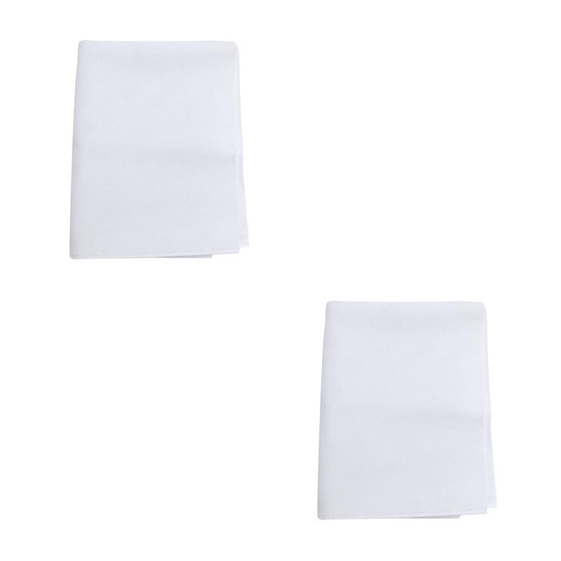 2 pcs Cover Dustcloth Cinema Engineering Cloth Acoustic Cloth Mesh Cover Mesh (White) - Image 1