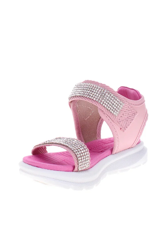 موليكينها Molekinha Infant Girls Sandals With Back Strap Pink | Made In Brazil