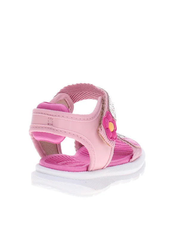 موليكينها Molekinha Infant Girls Sandals With Back Strap Pink | Made In Brazil