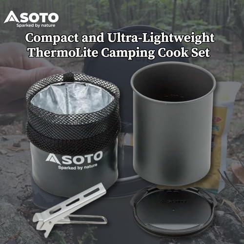 SOTO ThermoLite Cook Set – Lightweight Camping Cooking Set for Sports and Outdoors Camping and Hiking, Camping Cooking Gear for Backpacking and Hiking - Image 2