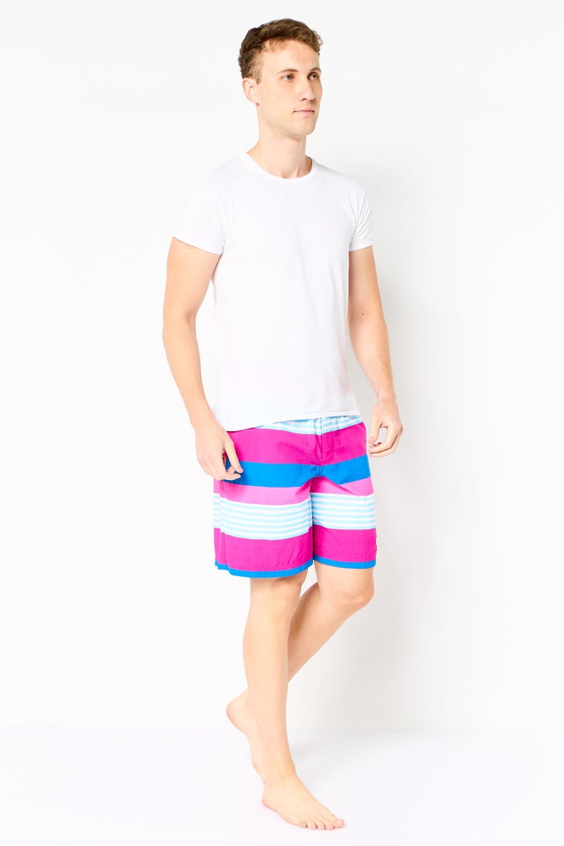 Champion Men Stripe Board Shorts, Multicolor - Image 4