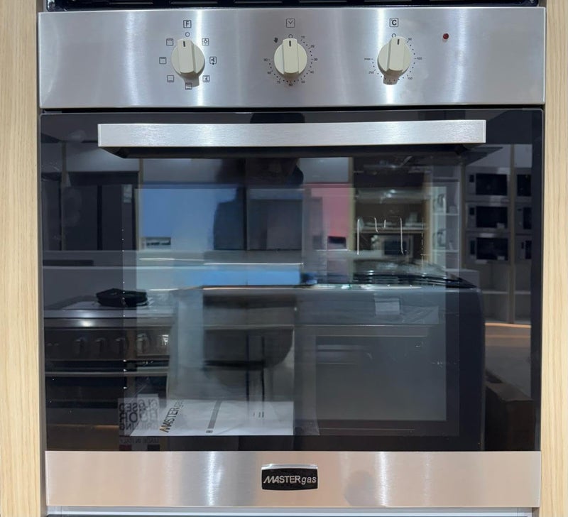 MASTERgas MASTER Gas Built-in Oven – Black Glass & Stainless Steel, Powerful Performance 2176 Watts, Perfect Heat Distribution Thanks to Internal Fan System, Full Safety 2 Years Warranty - Image 3