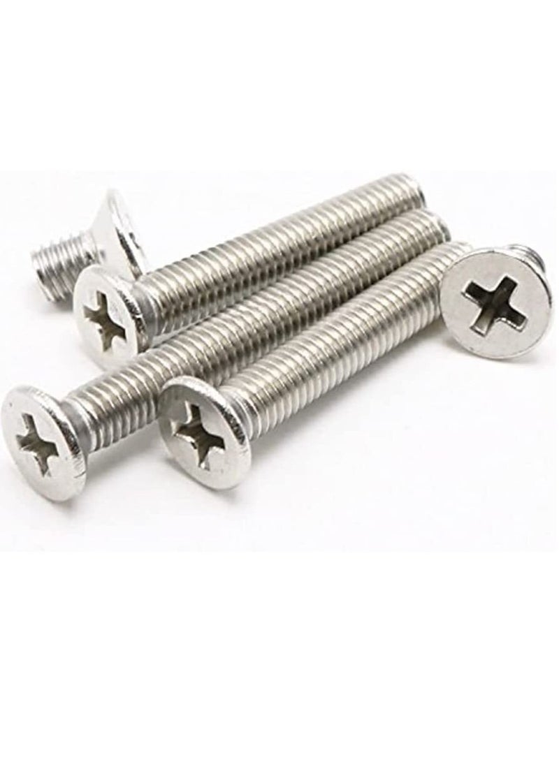 RACO RACO Machine Screws/Bolts Stainless Steel Round Head Phillips Screws Muliti Purpose Use (5, 4x40mm)  - Image 1