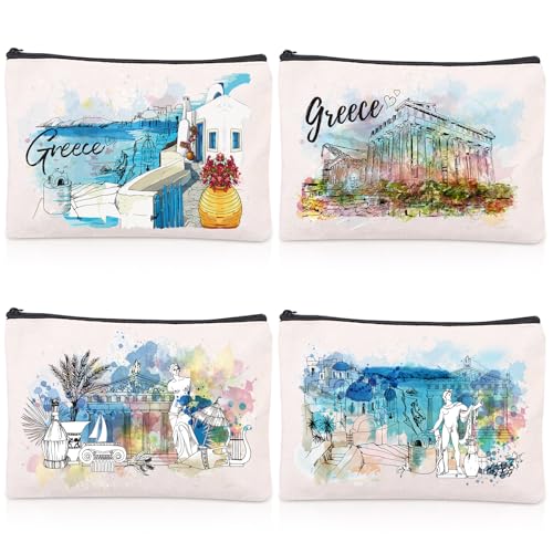 Sitsink Greece Souvenirs - Europe Travel Essentials for Girls, Greek Gifts from Santorini & Athens, Acropolis Parthenon Travel Must Haves - Image 1