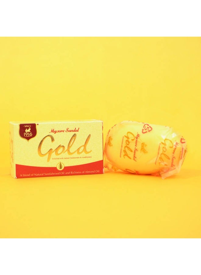 Mysore Sandals Mysore Sandal Gold Soap 125g (pack of 4) - Image 2