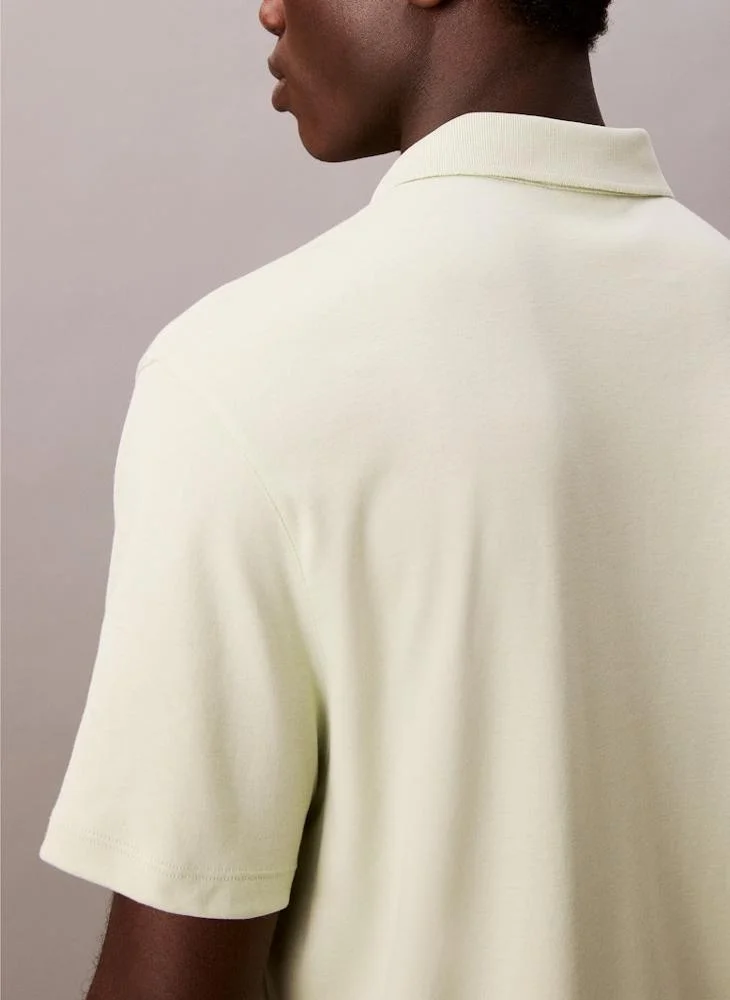 CALVIN KLEIN Cotton Short Sleeve Polo