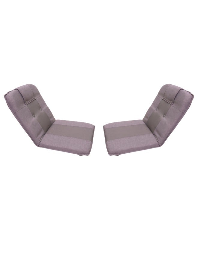 سمارت هوم كرسي ارضي عربي تقليدي قابل للطي بمسند ظهر قابل للتعديل بالكامل ، كرسي بطبقة ممتازة وحشوة داخلية مريحة مناسب للرحلات والنزهات والتخييم والاستمتاع في الهواء الطلق - Image 4