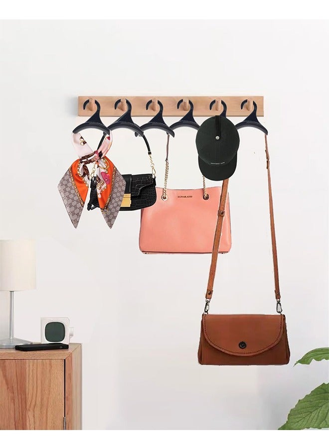 8Pcs Purse Hanger, Purse Holder for Closet Black Backpack Hanger Hook for Organizer Storage Purses Tote Bag Backpacks Handbags, Black  - Image 5