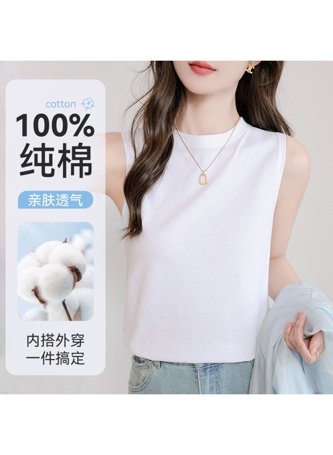 MIIOW Women'S Camisole Solid Color Sleeveless Top For Layering Or Outerwear - Image 3