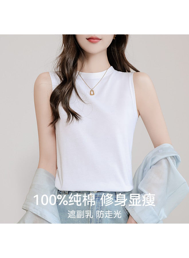 MIIOW Women'S Camisole Solid Color Sleeveless Top For Layering Or Outerwear - Image 2