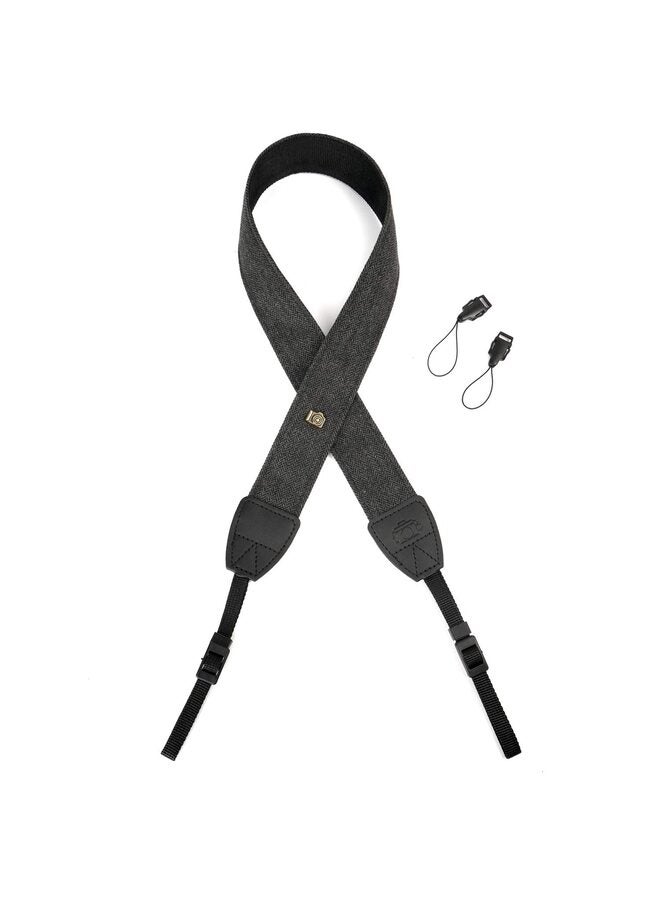 Camera Strap Padded Universal Fit Neck Shoulder and Crossbody Strap Quick Release Photographer Gift for Men and Women, Black, 70cm*3.5cm - Image 2