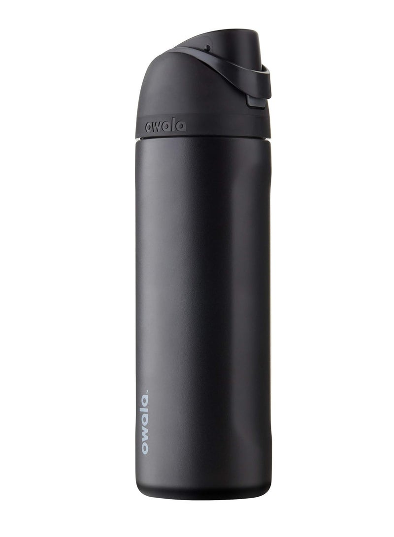 زجاجة مياه معزولة من الفولاذ المقاوم للصدأ من فريسيب مع مصاصة للرياضة والسفر والمدرسة، زجاجة مياه رياضية خالية من مادة BPA، 24 أونصة - Image 1