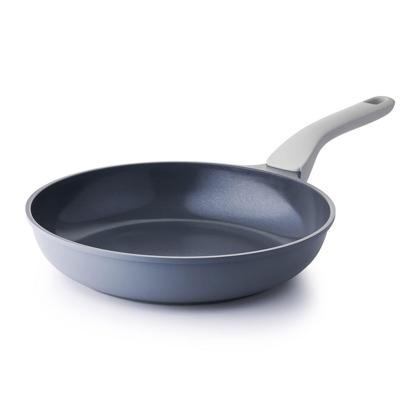 PRICUSIS Nonstick Ceramic Frying Pan 81012 Inch Non Toxic Skillet Egg Omelet Chefs Pan Induction Compatible Oven Safe Dishwasher SafePTFE PFAS PFOA Free 10 Inch Gray
