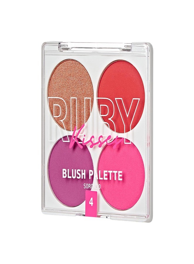 Ruby Kisses Bare Blusher Sweet Cheeks Palette (Daring Dare) - Image 2