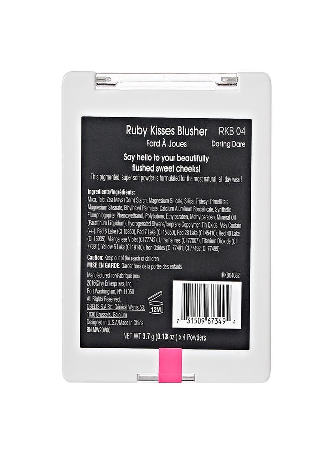 Ruby Kisses Bare Blusher Sweet Cheeks Palette (Daring Dare) - Image 4