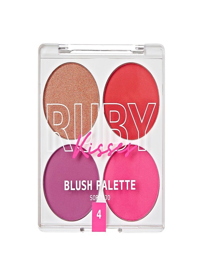 Ruby Kisses Bare Blusher Sweet Cheeks Palette (Daring Dare) - Image 1