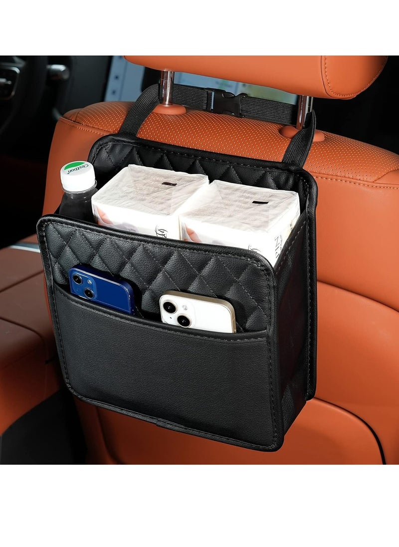 Oasisgalore Car Seat Back Hanging Bag Car Document Holder Multi-Pocket Bottle Bag Storage Box Organizer Travel Tidy Pouch Pocket Kids  - Image 1