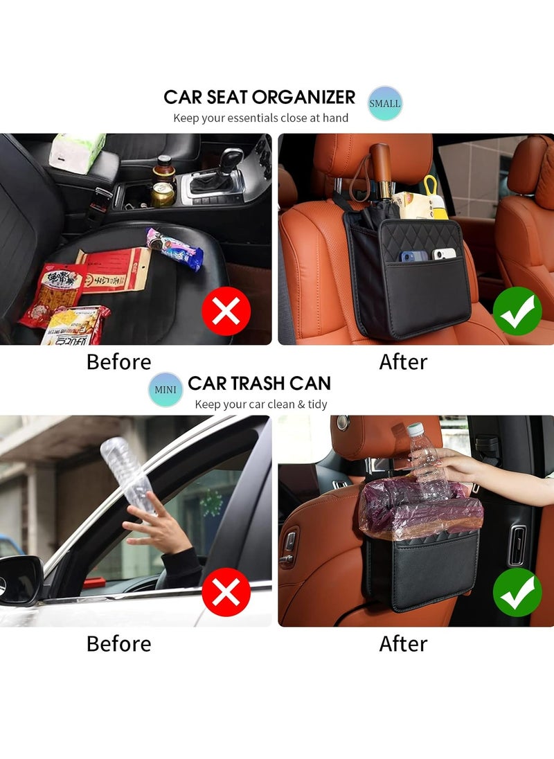 Oasisgalore Car Seat Back Hanging Bag Car Document Holder Multi-Pocket Bottle Bag Storage Box Organizer Travel Tidy Pouch Pocket Kids  - Image 5