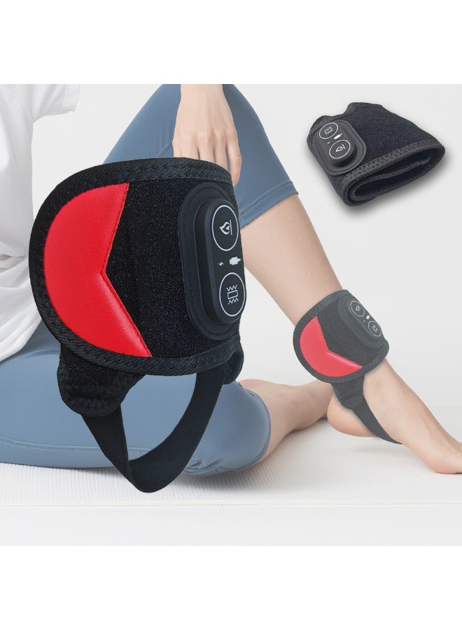 general Red Light Therapy Ankle Brace - USB Rechargeable 3 Heat Levels Dual Motor 3 Vibration Modes Pain Relief Foot Massager - Image 1