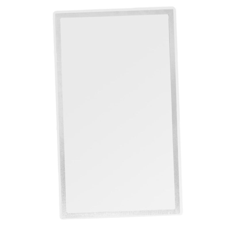 Stainless Steel Self Adhesive Sun Visor Mirror Elegant Durable Car Interior Decor - Image 2