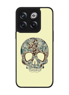 Rugged Black edge case for OnePlus Ace Pro Slim fit Soft Case Flexible Rubber Edges Anti Drop TPU Gel Thin Cover - Skully Tattoo