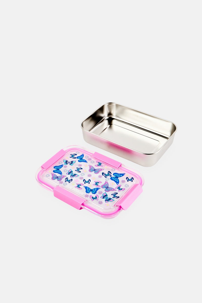 Joe Boxer Butterfly Divided Lunch Box, Multicolor - Image 3