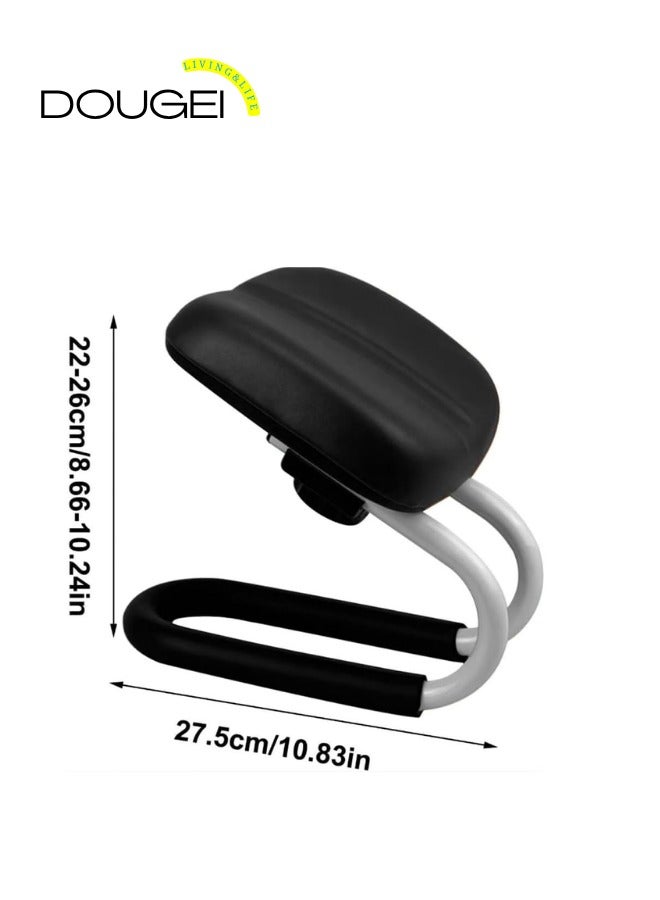 دوغي كرسي صلاة براز صلاة مسلم قابل للتعديل الارتفاع كرسي الركوع مع غطاء مضاد للانزلاق ، يخفف من الانزعاج في الظهر والمفاصل والركبة والكاحل أثناء الصلاة ، خاصة بالنسبة للنساء ذوات الوزن الزائد وكبار السن والحوامل - Image 3