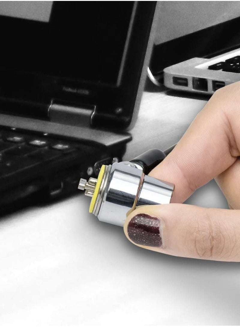 Y&D - Laptop Cable Lock, Secure Your Electronic Devices with I3C Lock and Kensington Clicksafe Combination - For iPads, Tablets, Laptops, Smartphones, More - Image 1