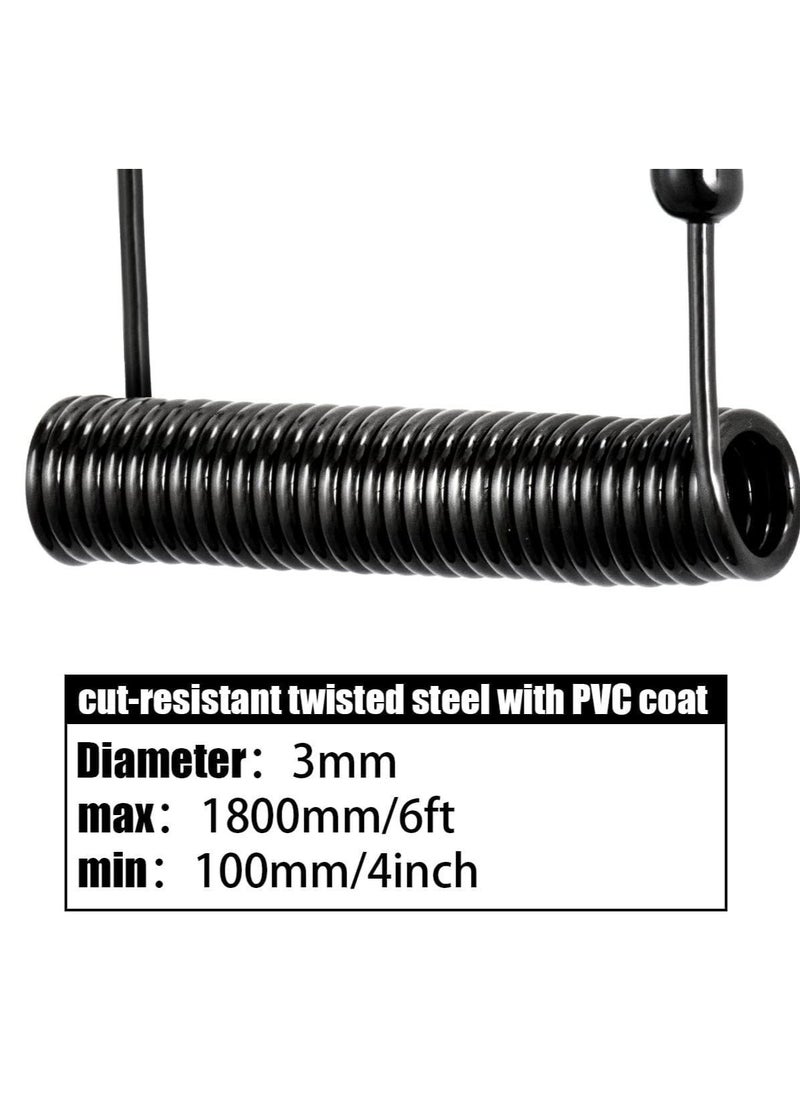 Y&D - Laptop Cable Lock, Secure Your Electronic Devices with I3C Lock and Kensington Clicksafe Combination - For iPads, Tablets, Laptops, Smartphones, More - Image 1