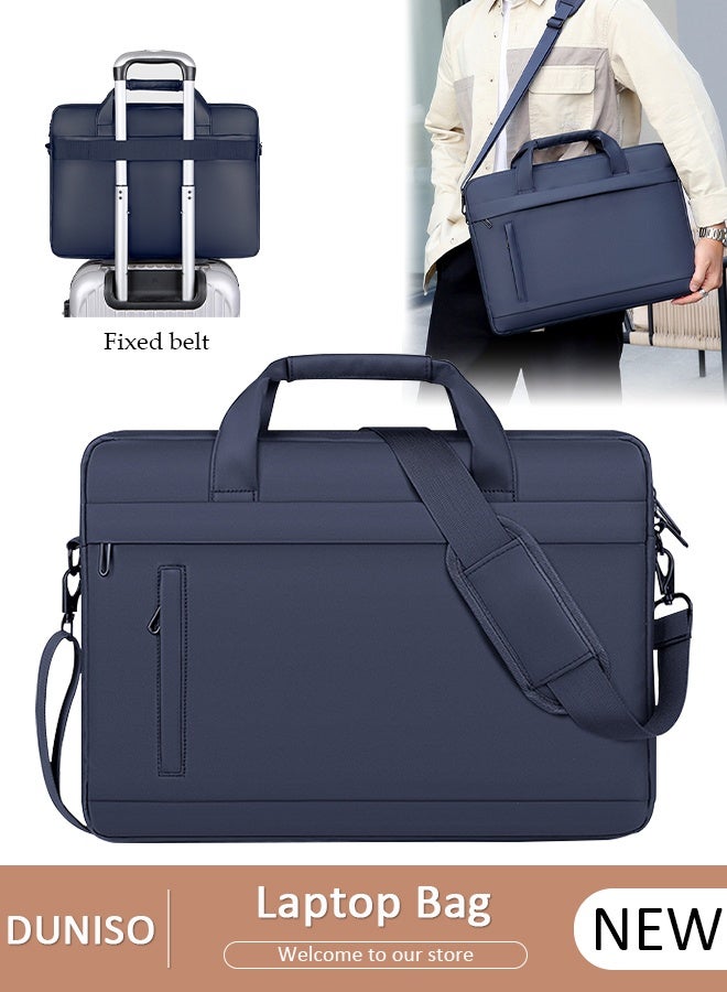DUNISO 15.6 Inch Laptop Bag Lightweight Computer Bag Travel Business Handbag Briefcase Water Resistance Shoulder Messenger Bag CRossbody Bag for Men and Women Work Office - Image 1