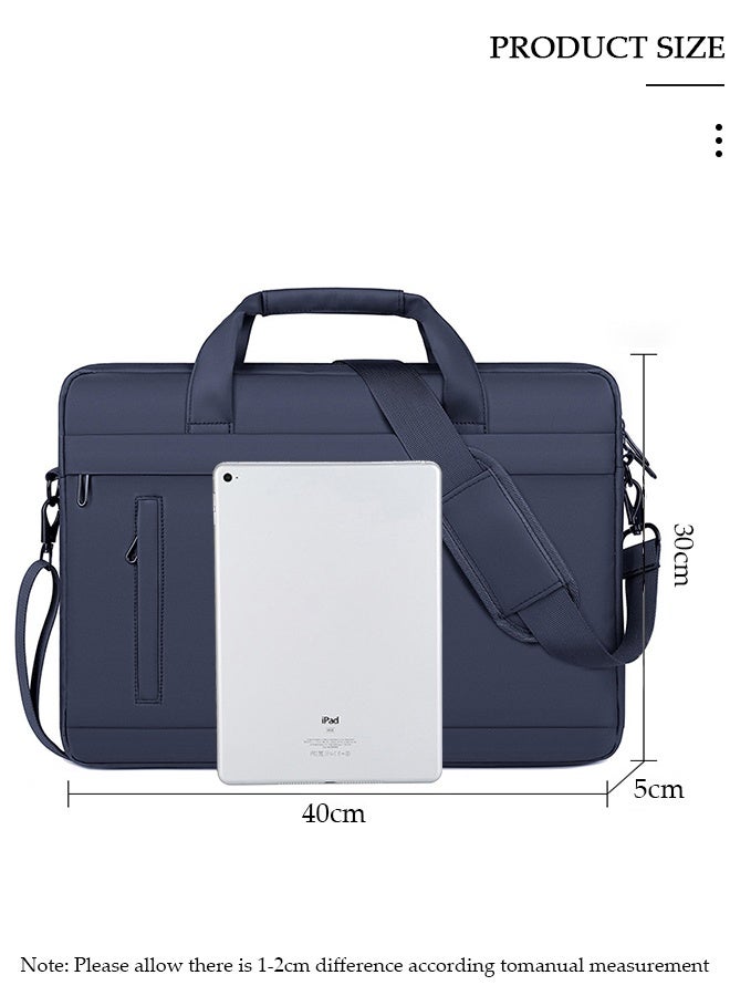 DUNISO 15.6 Inch Laptop Bag Lightweight Computer Bag Travel Business Handbag Briefcase Water Resistance Shoulder Messenger Bag CRossbody Bag for Men and Women Work Office - Image 3