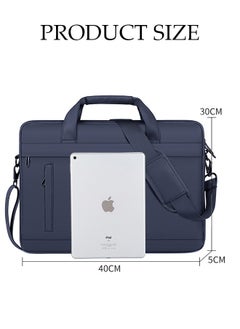 DUNISO 15.6 Inch Laptop Bag Lightweight Computer Bag Travel Business Handbag Briefcase Water Resistance Shoulder Messenger Bag CRossbody Bag for Men and Women Work Office  - Image 4
