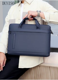 DUNISO 15.6 Inch Laptop Bag Lightweight Computer Bag Travel Business Handbag Briefcase Water Resistance Shoulder Messenger Bag CRossbody Bag for Men and Women Work Office  - Image 3